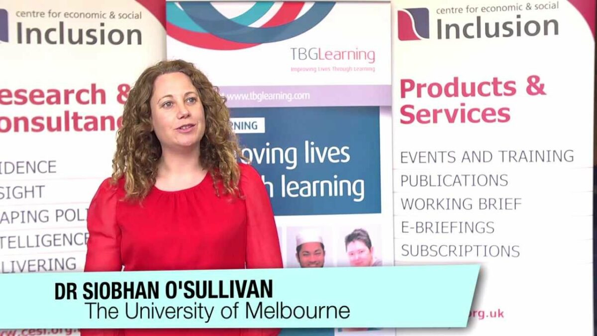 Dr Siobhan O'Sullivan, research fellow at the School of Social and Political Sciences at the University of Melbourne