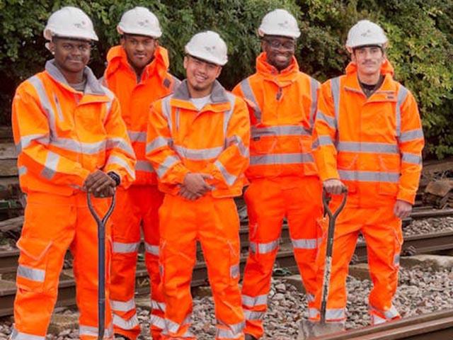 Rail engineering apprentices