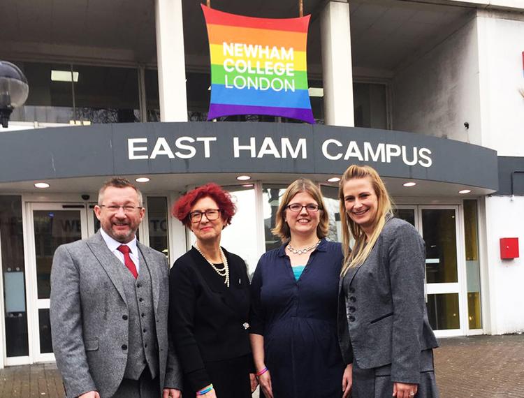 Newham College Rainbow Logo