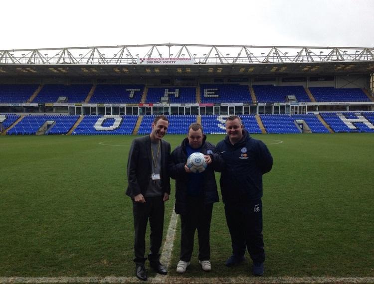 FE News | New College Stamford Student Impresses at Peterborough United  Football Ground