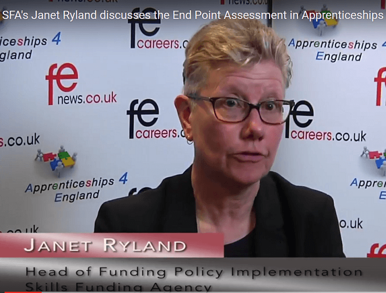 Janet Ryland, Head of Funding Implementation, SFA