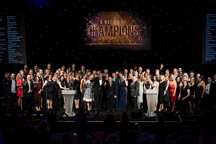 Top 100 Apprenticeship Employers 2016 at the National Apprenticeship Awards ceremony at The Grosvenor House Hotel, London.