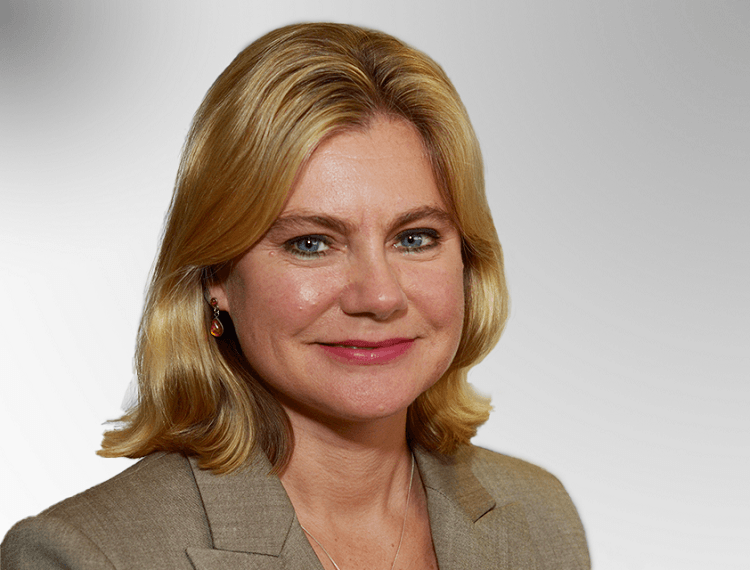 Education Secretary Justine Greening