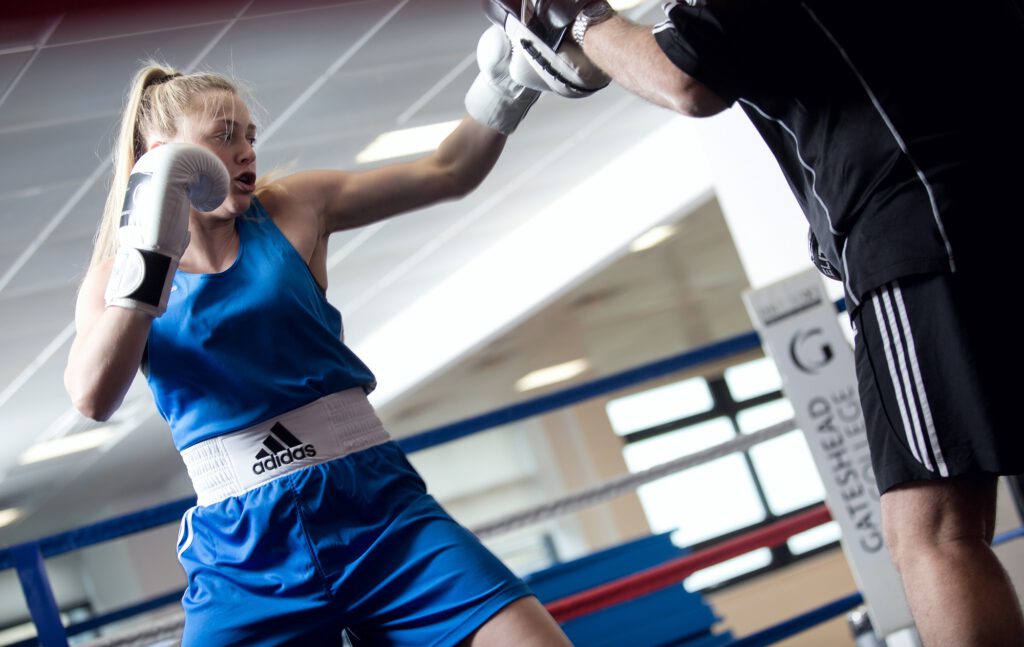 Young champion boxer Brodie Stephenson, on an Advanced Apprenticeship in Sporting Excellence