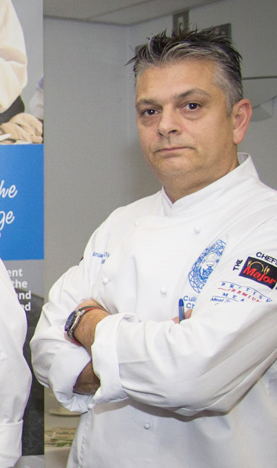 Chris Basten, who is lead judge of the Country Range Student Chef Challenge