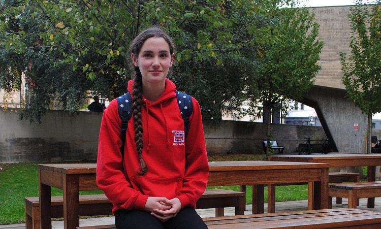 Sarah Wilson is training to become a modern pentathlete