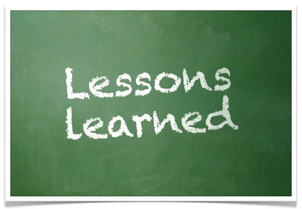trading lessons learned
