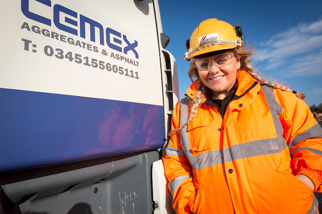 Emily Luff, the first female apprentice in aggregates logistics