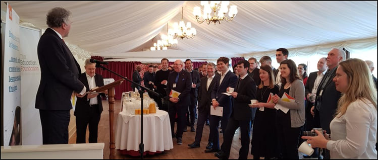 Guests gather at the House of Lords to hear Lord Lucas’ welcome address.