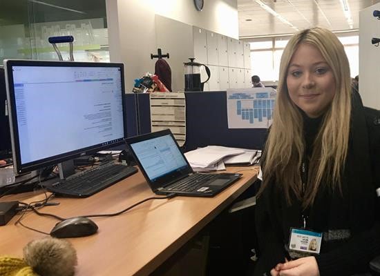 Ofsted apprentice Molly Wilson, Damar Training, advanced apprentice of the year