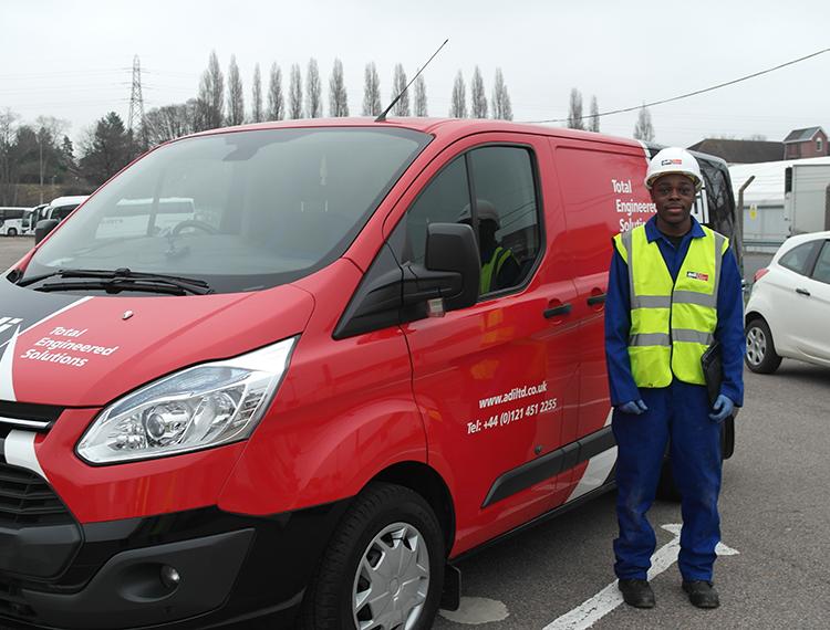 Apprentice Nyron Howell is now a full-time adi Healy Compressor engineer