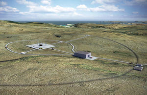 Artist's impression of a UK spaceport. Credit: Perfect Circle PV.