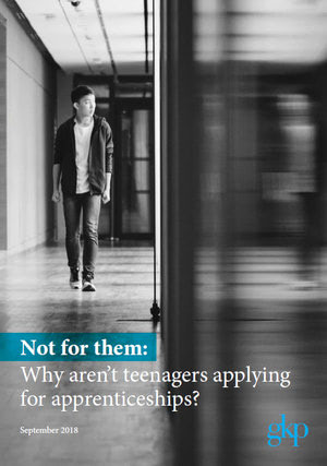 Why arent teenagers applying for apprenticeships