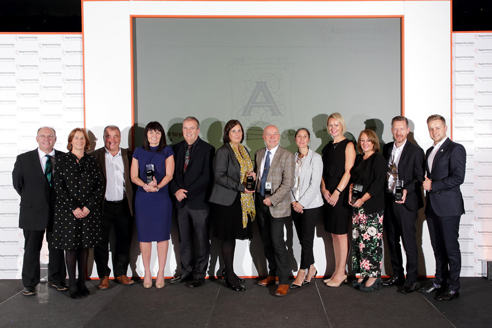 North East: employer winners