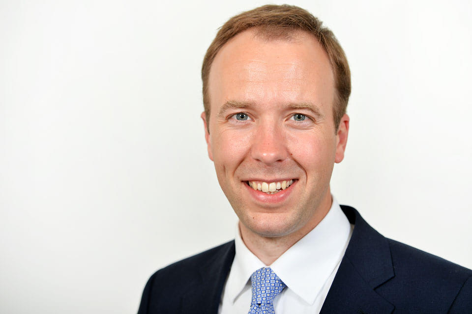 Matt Hancock, Secretary of State for Health and Social Care