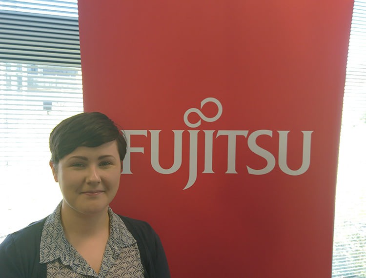 Sarah Gillespie is completing her Apprenticeship with local employer Fujitsu