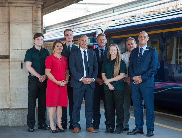 Exeter College Is Best in the West for FE Employer Satisfaction – Earlier in the year, Great Western Railway (GWR) and Exeter College celebrated the first anniversary of their Apprenticeship Partnership, pictured here.