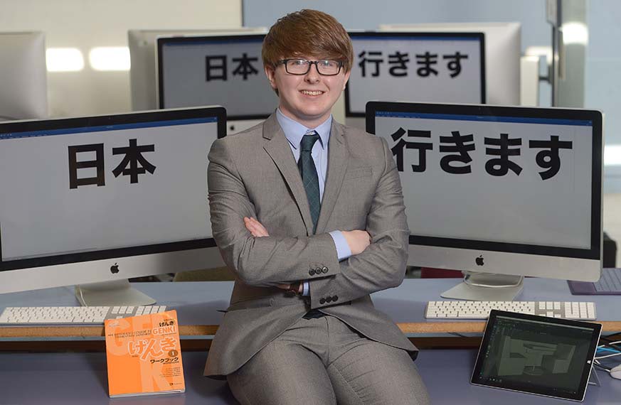 The 2017 Glover Scholarship winner Mark Livingstone, described his time in Japan as the experience of a lifetime.