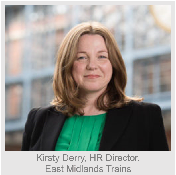 Kirsty Derry, HR Director of East Midlands Trains