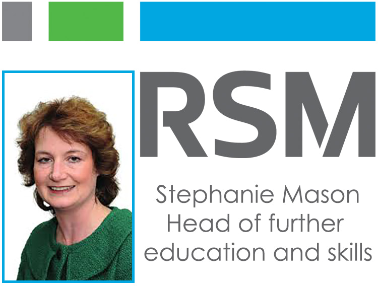 Stephanie Mason, head of further education at RSM