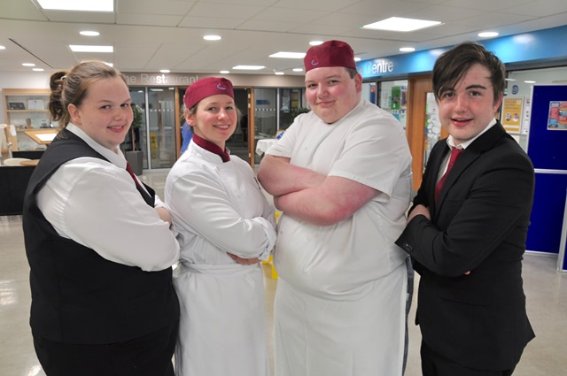 from left to right: Hannah Finnie, Ann Letham, Angus Levell and Billy Brogan.
