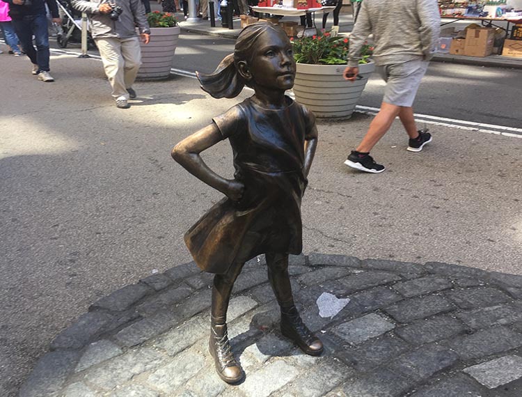 Fearless girl moves to London