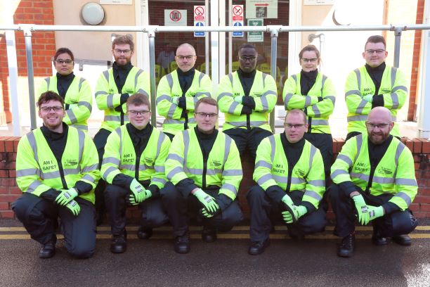 UK Power Networks recruits at the training centre.