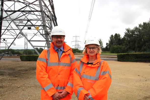 L-R John Tyler, UK Head of Academy at National Grid and Amanda Spielman, Ofsted Chief Inspector