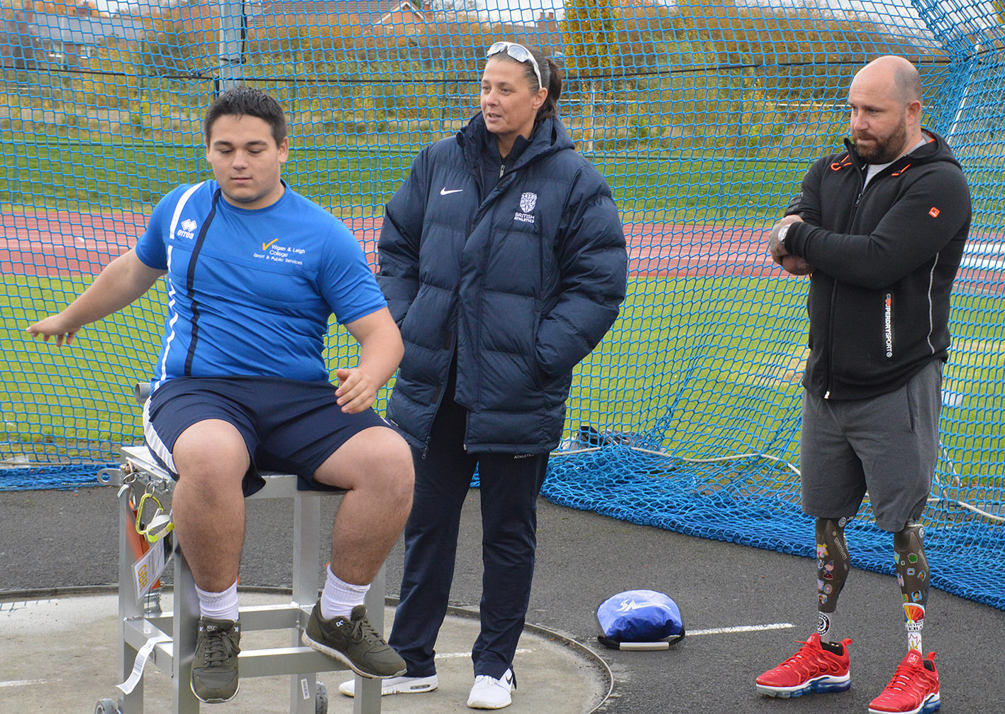 Leigh College sports students learn from Invictus Games star and elite coach