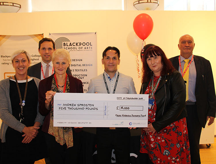 Student at Blackpool and The Fylde College Awarded £5,000 Peter Roberts Bursary