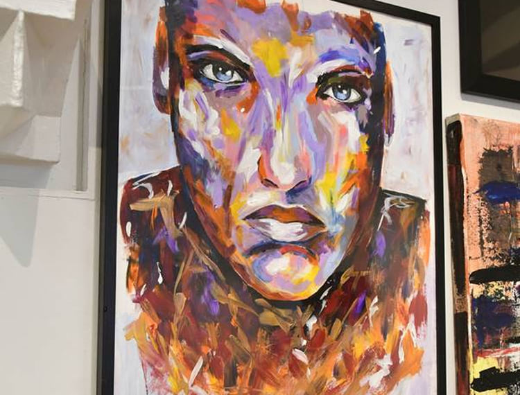 Artwork on display at the ‘Best of Art’ show
