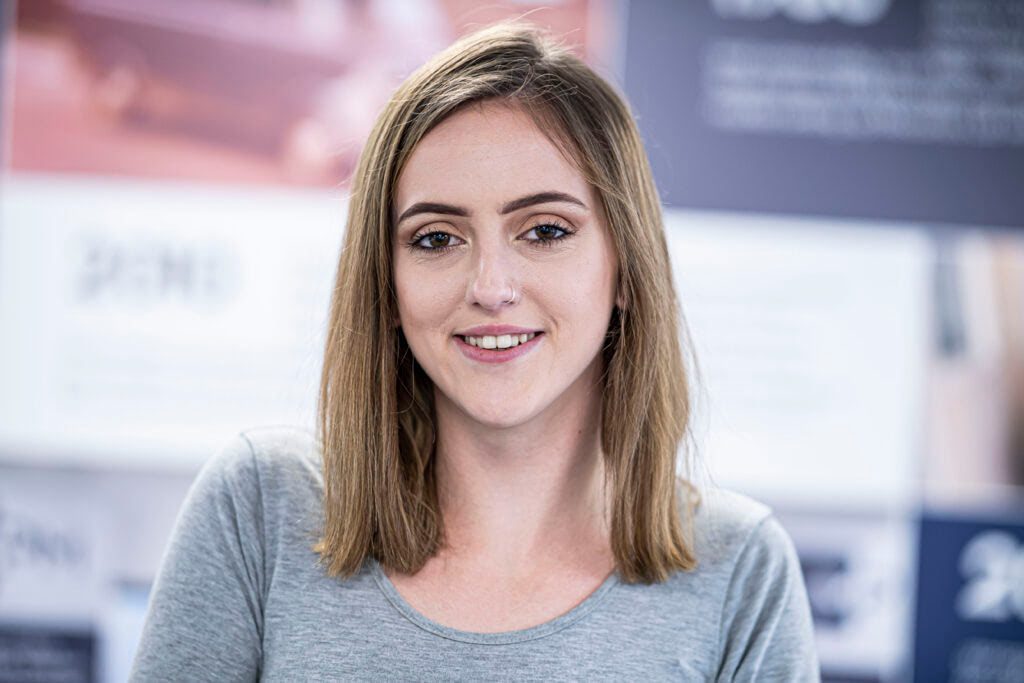 Panellist Jess Sugden, an apprentice at Leeds fibreglass composite components firm MPM