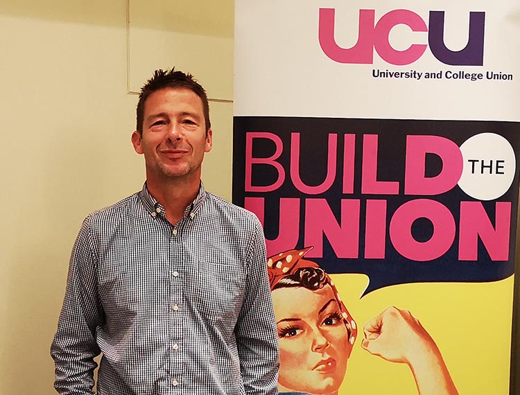 Matt Waddup, Head of policy and campaigns at the University and College Union (UCU)