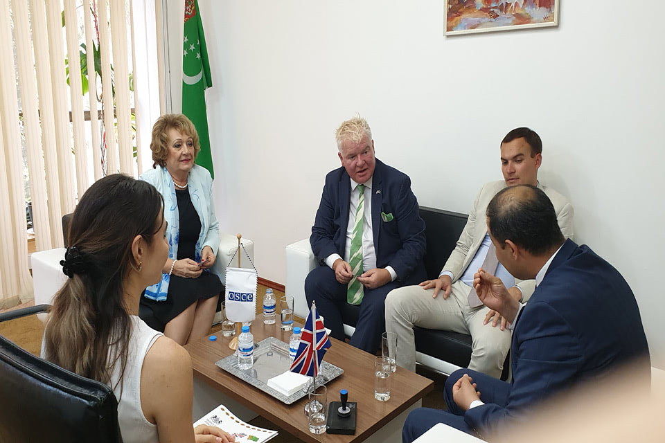 British Embassy and OSCE signed MoU