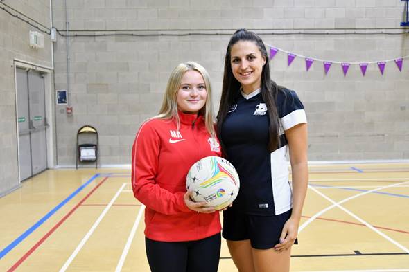 Barnsley College’s Sports Academy netball captain, Megan Atkinson