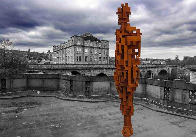 Antony Gormley statue to take centre stage at new Kirklees College building