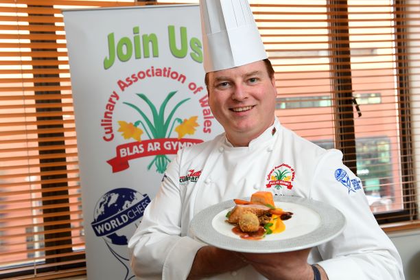 Mark Robertson steps up to the Wales team for the IKA Culinary Olympics