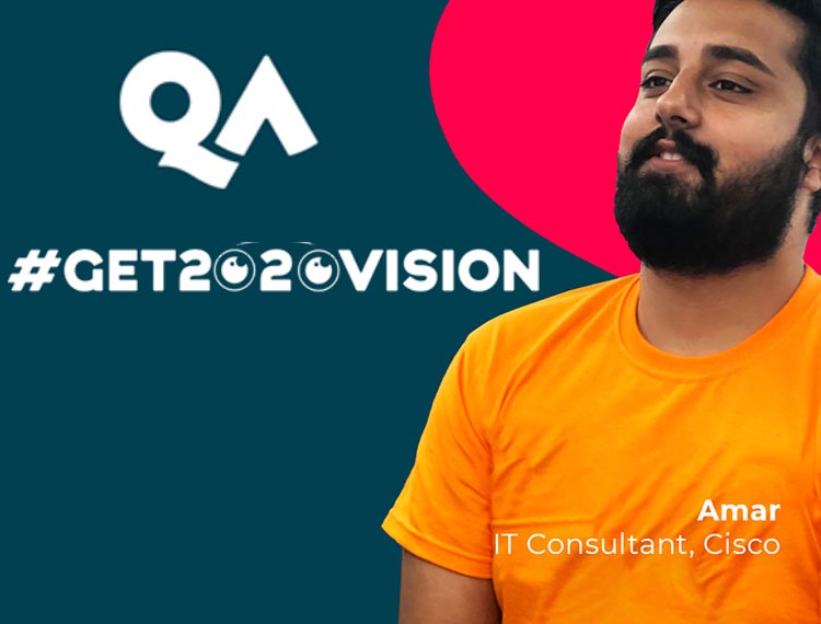 Amar Rai, QA apprentice alumni and Systems Engineer at Cisco