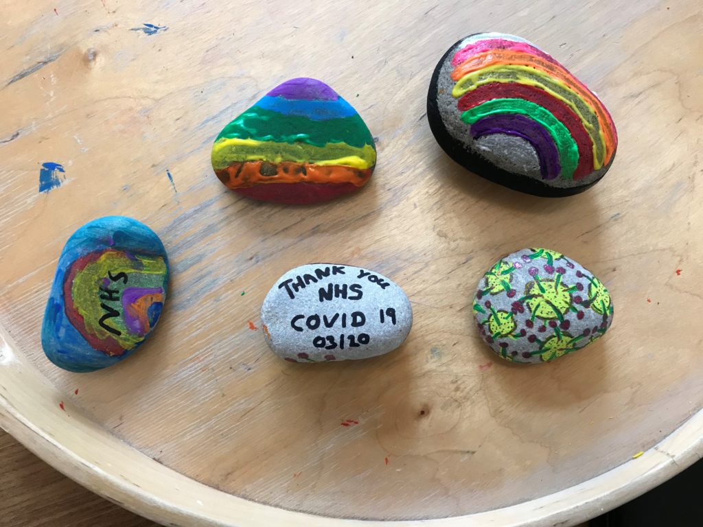 Hand-painted Derbyshire Rocks