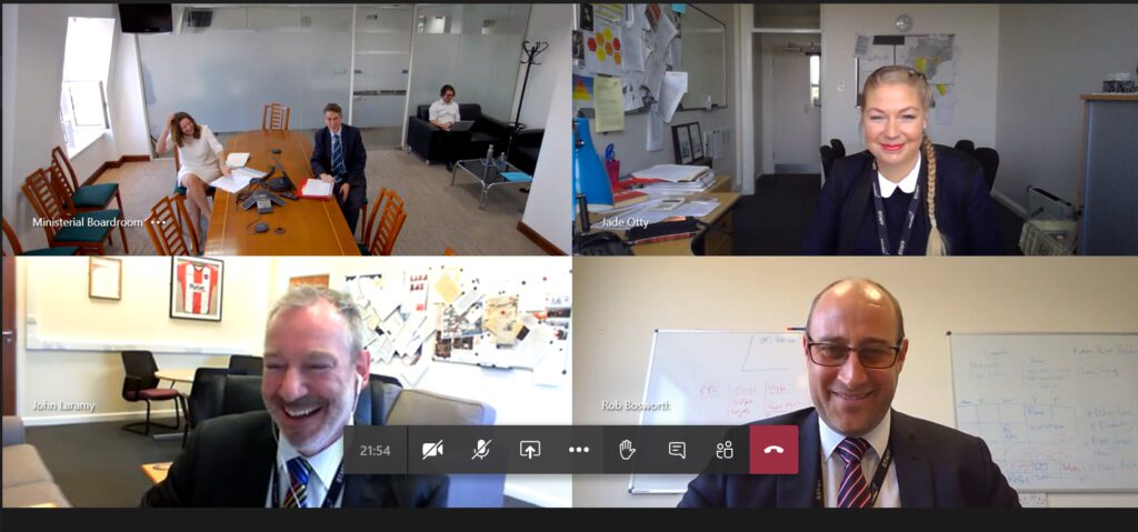 Ministers take part in virtual tour of Exeter College