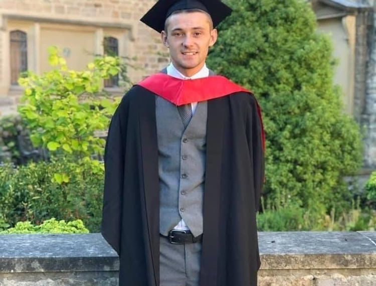 Top class! Semi-pro footballer Craig Moody achieved a distinction in his HND.