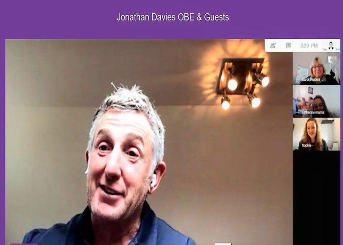 RUGBY legend Jonathan Davies