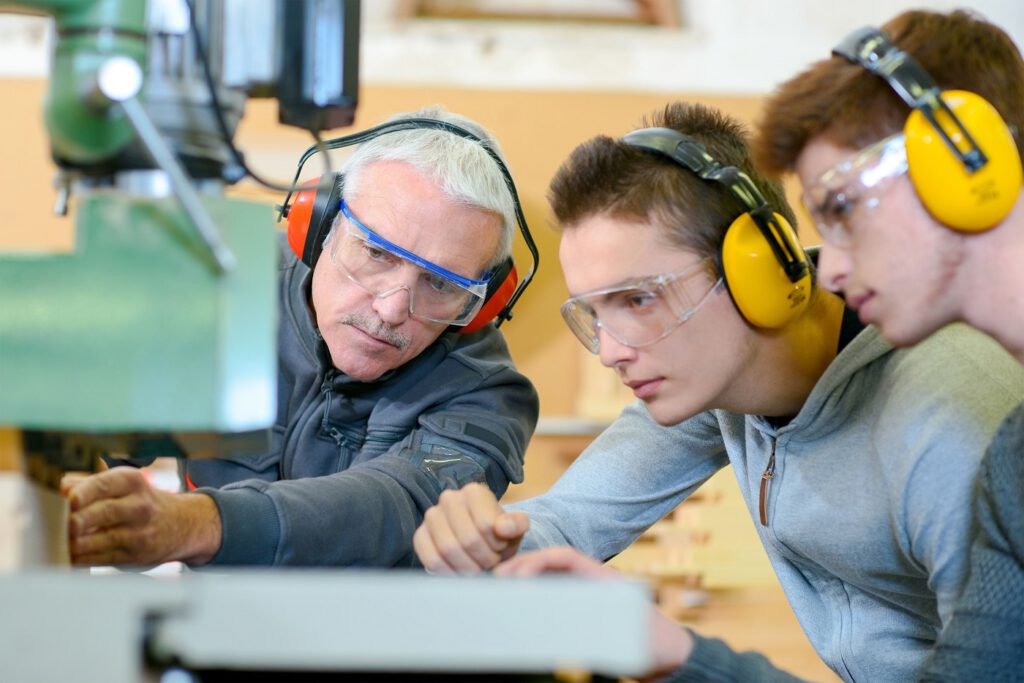 Apprentices learning and earning