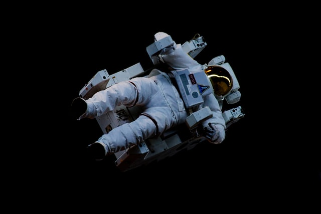 astronaunt in space