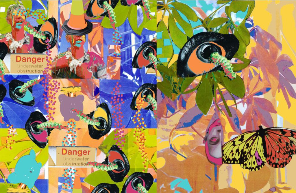 Caption: Caterpiller Puke (left) and Cropped Beauty (right)