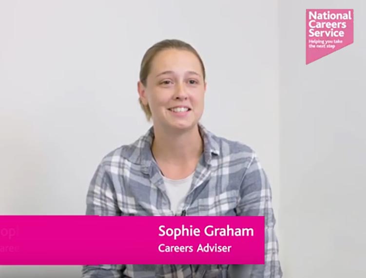 Sophie Graham, Careers Adviser from the National Careers Service