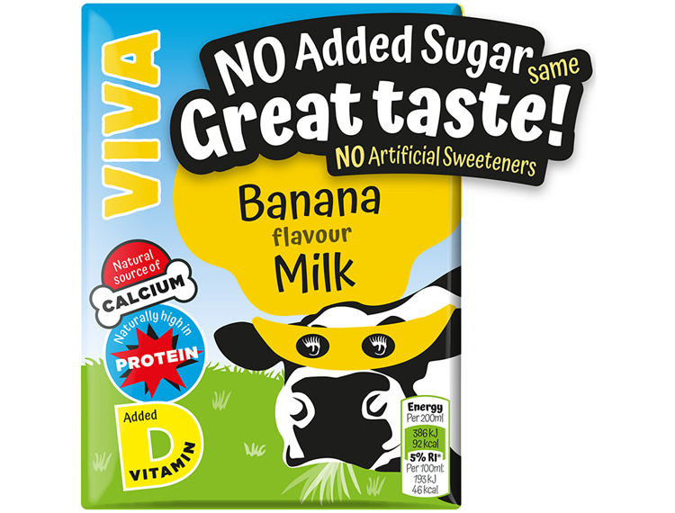 VIVA flavoured milk No Added Sugar