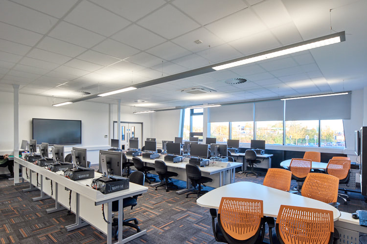 Overbury’s £1m T Level fit out - classroom view