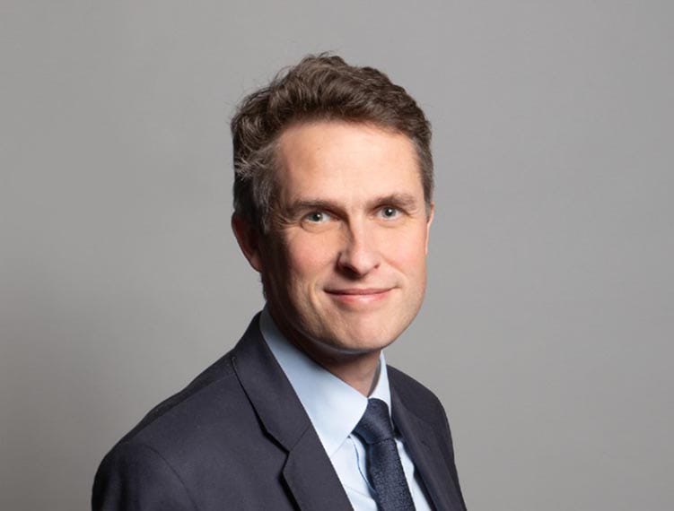 Education Secretary Gavin Williamson