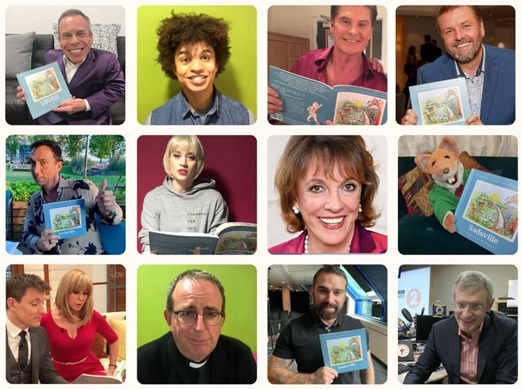 Host of celebrities join Martin Roberts-led campaign to support children's mental health